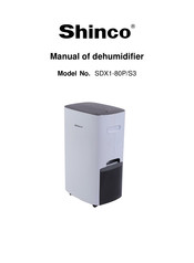 Shinco SDX1-80P/S3 Manual