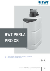 BWT PERLA PRO XS Instructions For Assembly And Use