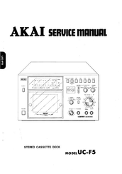 Akai UC-F5 Service Manual