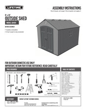 Lifetime 60469 Assembly Instructions Manual