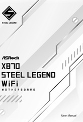 ASROCK X870 Steel Legend WiFi User Manual