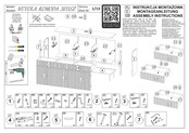 Meble Furniture NUVOLA KOMODA 3D3SZ Assembly Instructions Manual