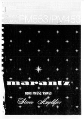 Marantz PM453 Service Manual