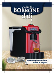 Caffe Borbone Didi Operating Instructions Manual
