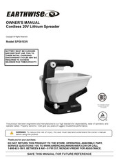 EarthWise SP001EW Owner's Manual