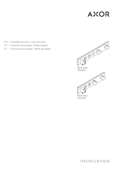 Axor Select 18356 1 Series Assembly Instructions And User