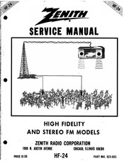 Zenith HF-24 Service Manual