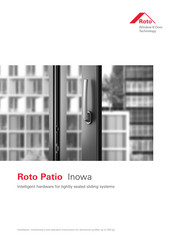 Roto Patio Inowa Installation, Maintenance And Operation