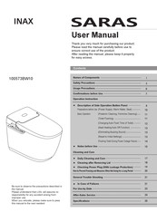 Inax SARAS 100573BW10 User Manual