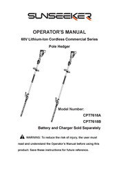 SUNSEEKER CPT7618B Operator's Manual