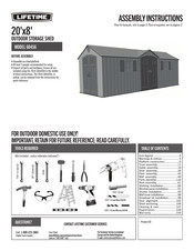 Lifetime 60456 Assembly Instructions Manual