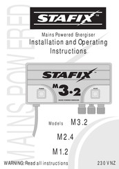 Stafix CYCLIC WAVE M12 Installation And Operating Instructions