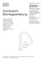 Dornbracht 32 815 861-FF 0010 Installation Instructions Manual