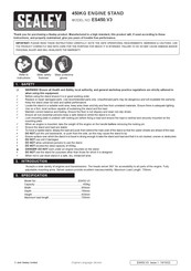 Sealey ES450.V3 Instructions
