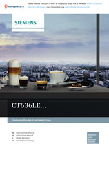 Siemens CT636LE Series Instruction Manual