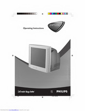Philips 21PT2252 Operating Instructions Manual