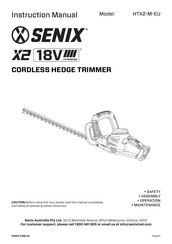 Senix HTX2-M-EU Instruction Manual