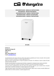 Orbegozo DH 1041 Instruction Manual