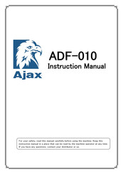 AJAX ADF-010 Instruction Manual