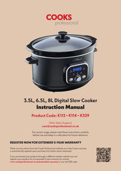 Cooks Professional K114 Instruction Manual