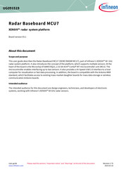 Infineon XENSIV Radar Baseboard MCU7 User Manual