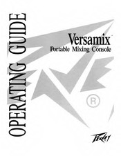 Peavey Versamix Operating Manual