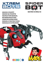 Made ZIGYBOT XTREM BOTS SPIDER BOT Instruction Manual