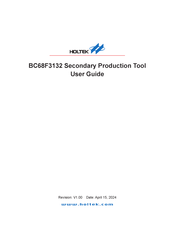 Holtek BC68F3132 User Manual