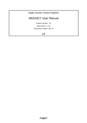 Roger RKD24CT User Manual