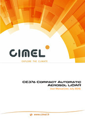 Cimel CE376 EYE-SAFE LIDAR User Manual