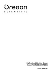Oregon Scientific WMR200 User Manual