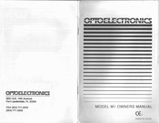 Optoelectronics M1 Owner's Manual