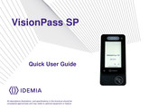 Idemia VisionPass SP Quick User Manual