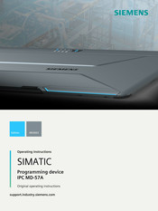 Siemens SIMATIC IPC MD-57A Operating Instructions Manual