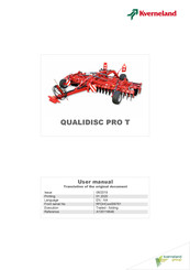 Kverneland QUALIDISC PRO T User Manual