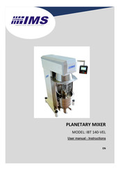 IMS IBT 140-VEL User Manual/Instructions