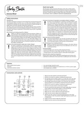 Harley Benton Extreme Metal Quick Start Manual
