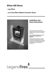 Legendfires Ethos 400 Installation And User Instructions Manual