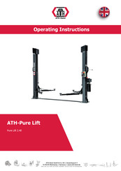 ATH-Heinl Pure Lift 2.40 Operating Instructions Manual