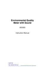 Sper scientific 850069 Instruction Manual