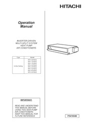 Hitachi RPI-1.0FSN2 Operation Manual