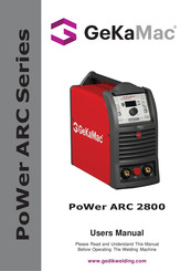 GeKaMac PoWer ARC 2800 User Manual