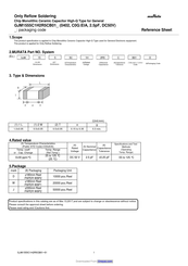 Murata GJM1555C1H2R5CB01 Series Reference Sheet