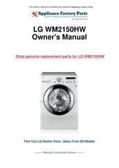 LG WD2016CW Service Manual
