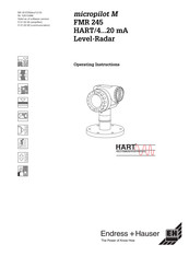 Endress+Hauser micropilot M FMR 245 Operating Instructions Manual