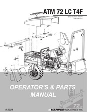 Harper ATM 72 LC T4F Operator's & Parts Manual