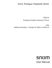 Snom Analogue Hospitality Series User Manual