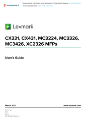 Lexmark XC2326 User Manual