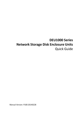 uniview technologies DEU1000 Series Quick Manual