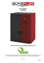 alfaplam GRANDE Instructions For Use, Maintenance And Installation Manual